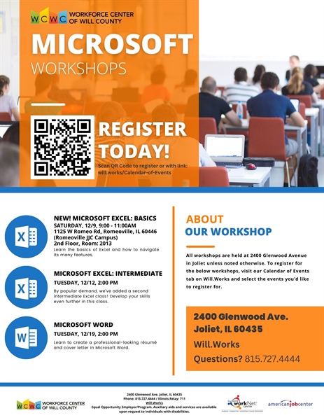 Microsoft Excel: Intermediate Workshop