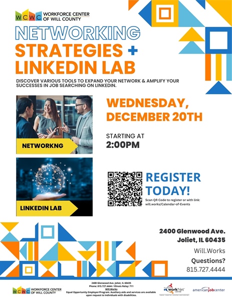 Networking Strategies + LinkedIn Lab Workshop