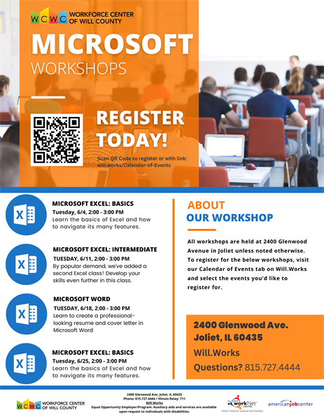 Microsoft Excel: Intermediate Workshop