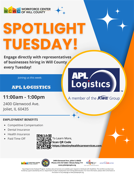 Spotlight Tuesday - APL Logistics