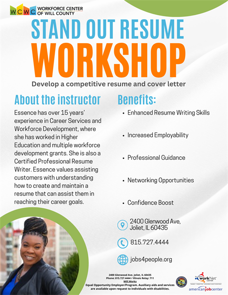 Stand Out Resume Workshop