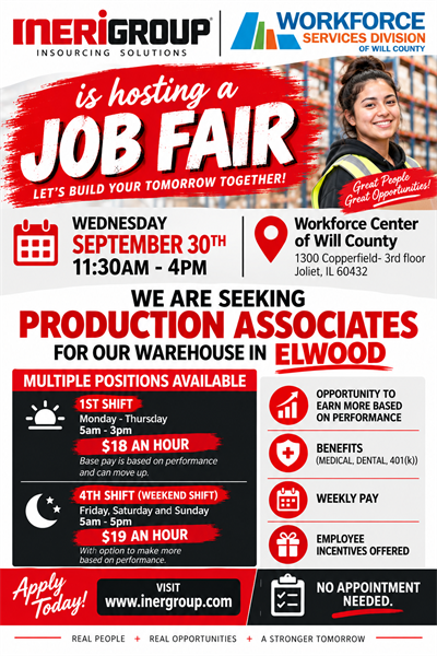 📣 NOW HIRING! Join InerGroup for an On-Site Hiring Event!