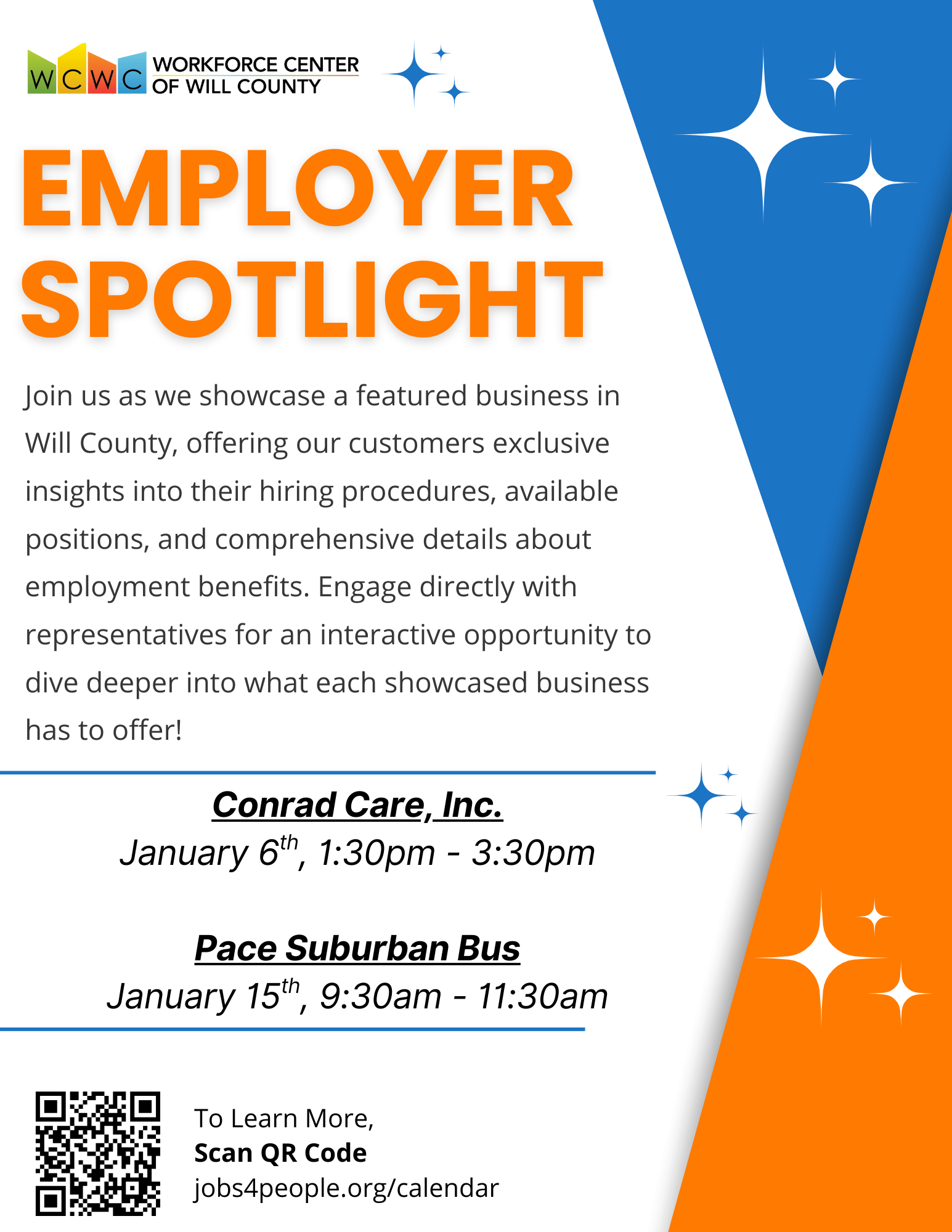 Employer Spotlight - Pace Suburban Bus, 9:30 - 11:30am